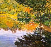 Clark, Kate Freeman Mill Pond- Moors Mill Germany oil painting reproduction